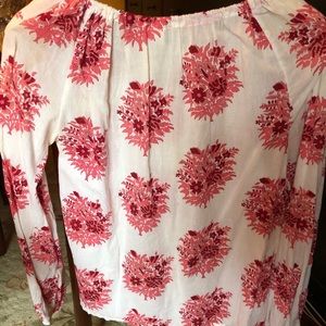 ERICA TANOV cotton-voile blouse/top.